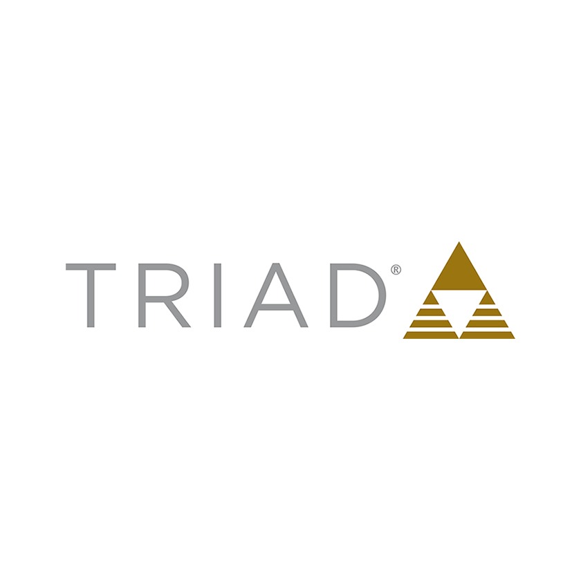Logo of TRIAΔ with a stylized golden triangle symbol.